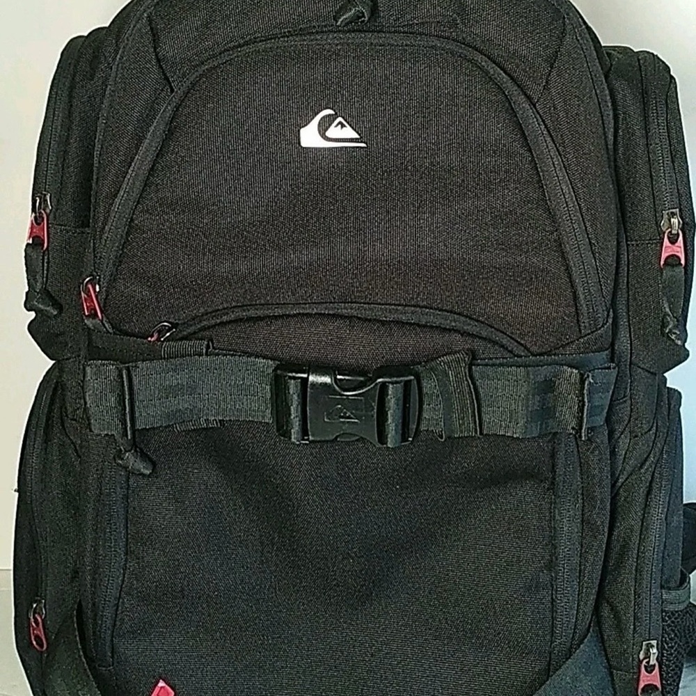 Quiksilver Photography Black and Red Backpack